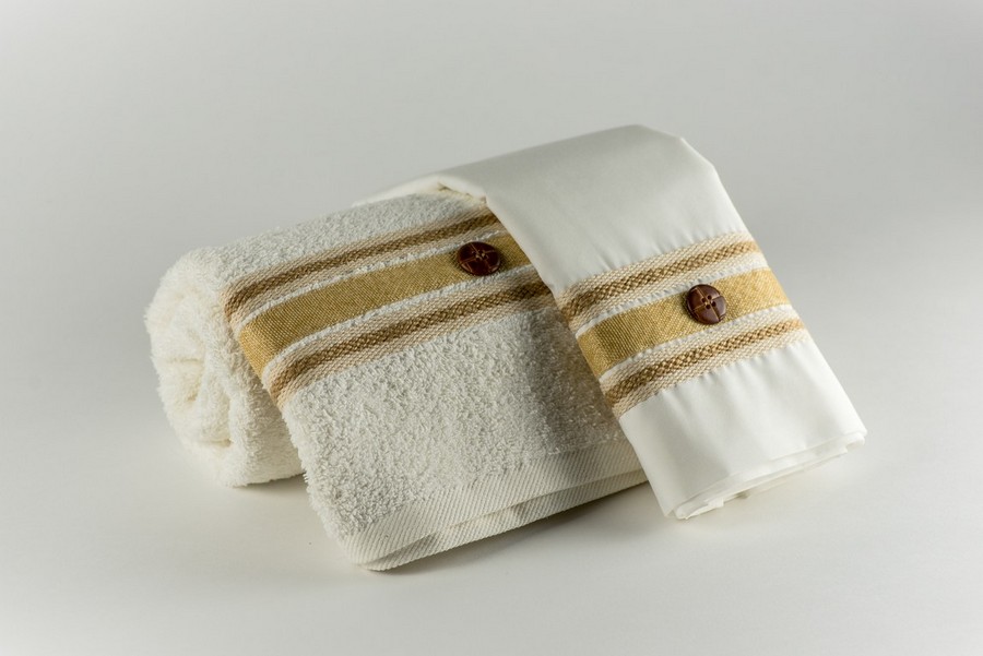 Λαδόπανα βάπτισης αγόρι Μ26 Μπεζ με Κουμπί