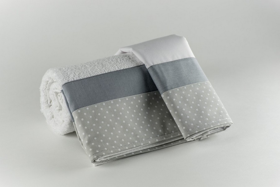 M46-28 Λαδόπανα βάπτισης αγόρι Μ46 Γκρι Πουα - Image 1