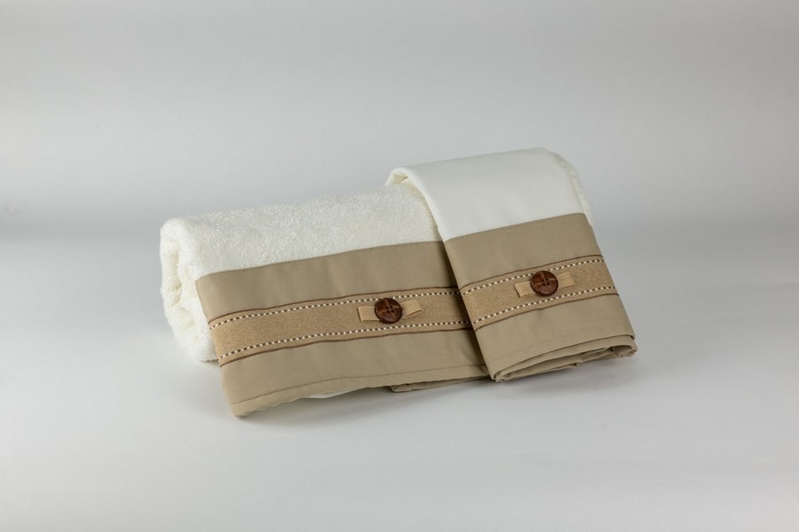 Λαδόπανα βάπτισης αγόρι Μ72 Μπεζ