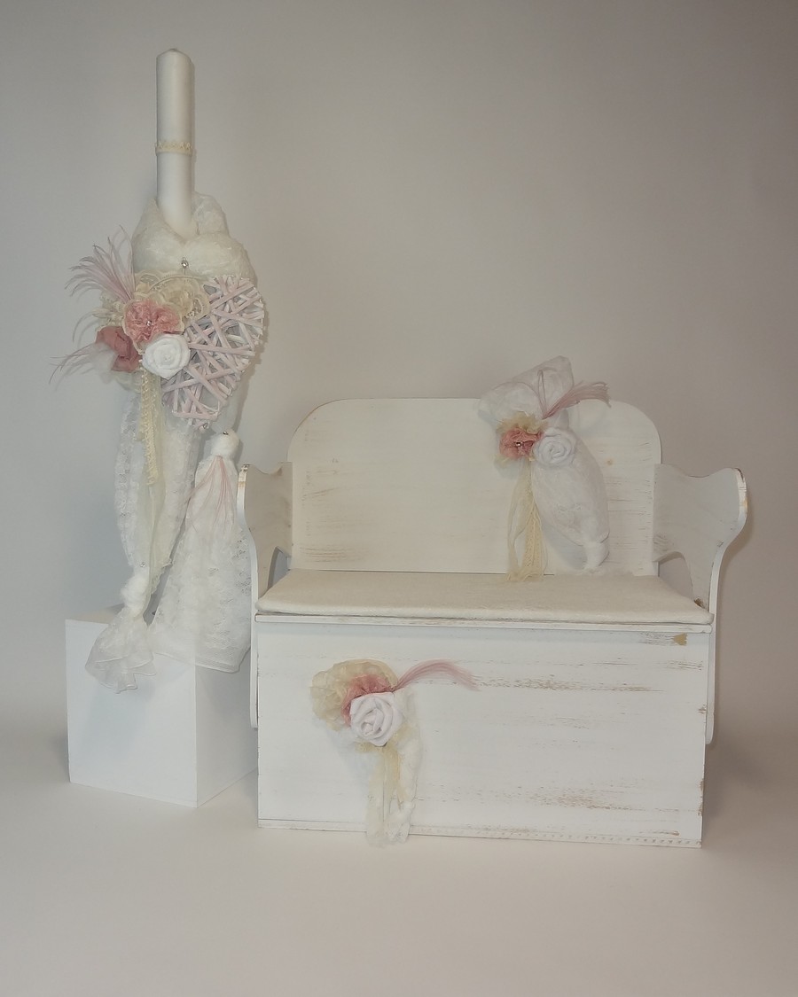 Βαπτιστικό Σετ Καρδιά KK-003140