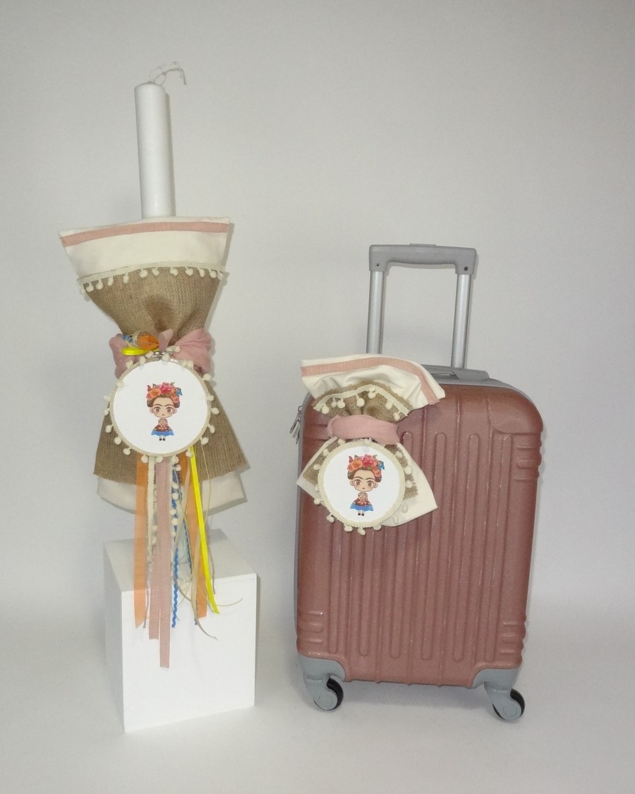 Βαλίτσα με θέμα Frida kahlo