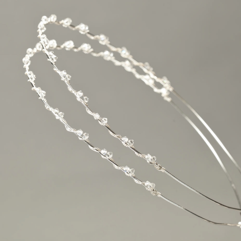 Στέφανα Γάμου Ελληνικά Επάργυρα Δανάη s143