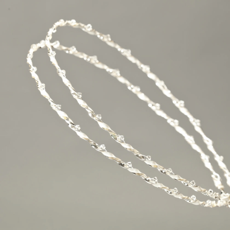 Στέφανα Γάμου Επάργυρα Ελπίδα s232