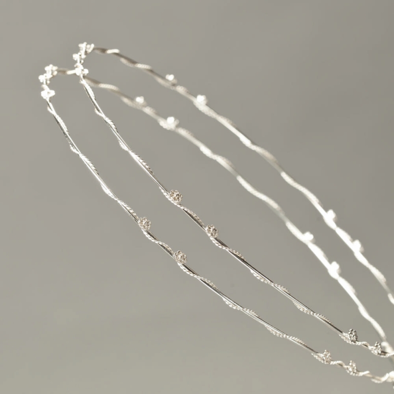 Στέφανα Γάμου Επάργυρα Δήμητρα s274