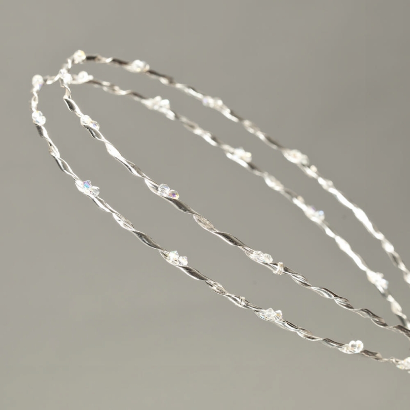 Στέφανα Γάμου Επάργυρα Δαλιδά s186