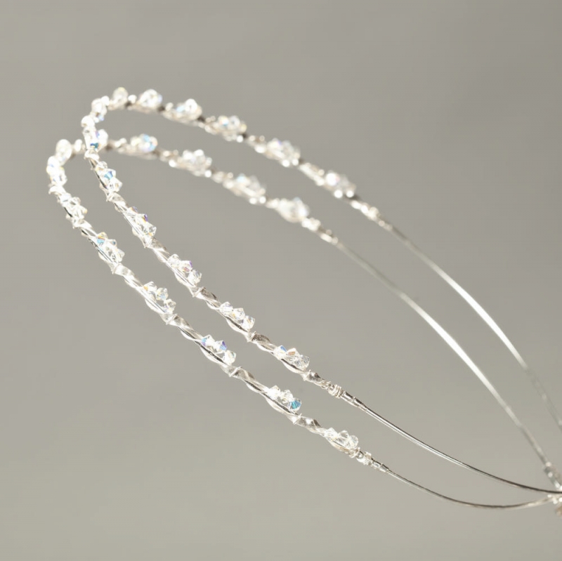 Στέφανα Γάμου Επάργυρα Ελβίρα s180