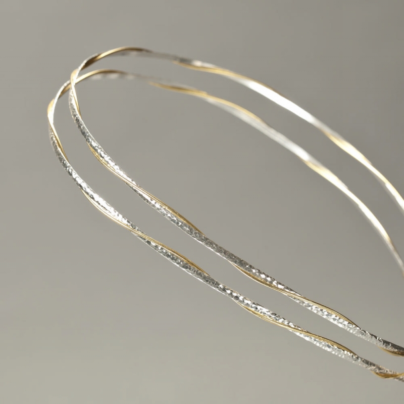 Στέφανα Γάμου Επάργυρα σφυρήλατα Αδελαϊδα s220