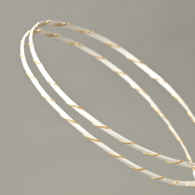 Στέφανα γάμου Επάργυρα βέρα Λευκή s262