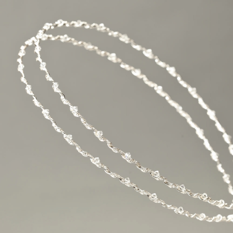 Στέφανα γάμου Επάργυρα μαρτιλέ Άρτεμις s214