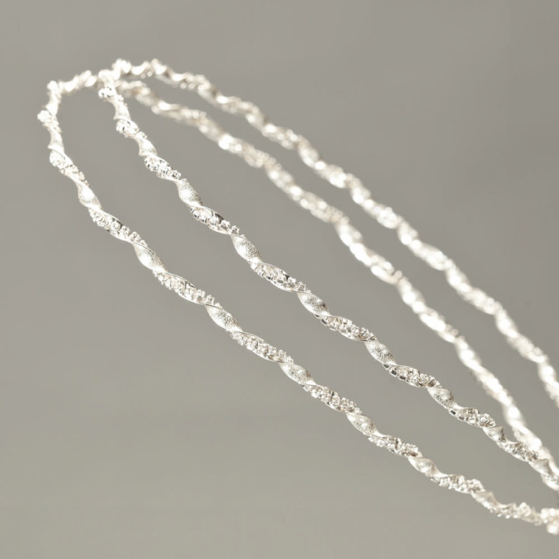 Χειροποίητα Επάργυρα στέφανα Βιργινία s272