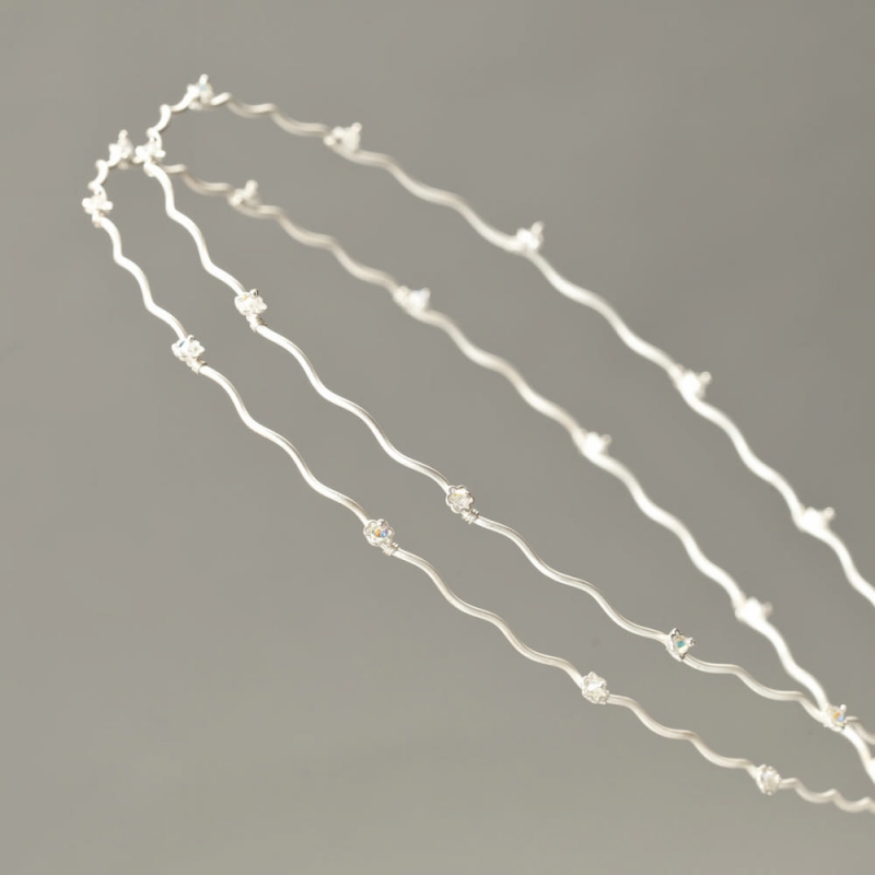 Χειροποίητα Επάργυρα στέφανα ματ Βέρα s288