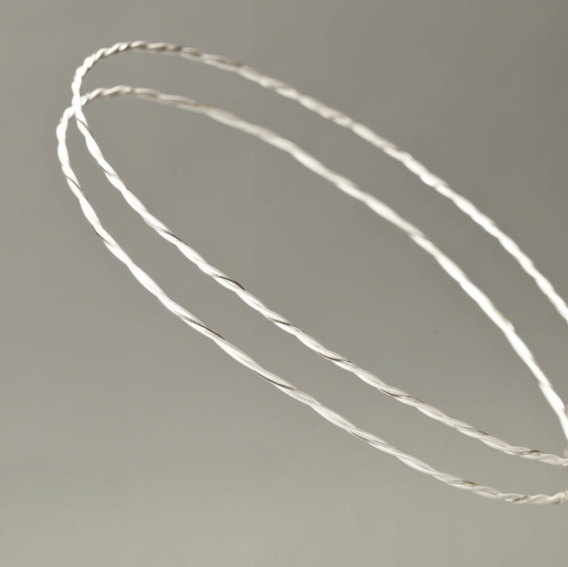 Στέφανα Γάμου Επάργυρα Αμμοβολή Αλεξία s138