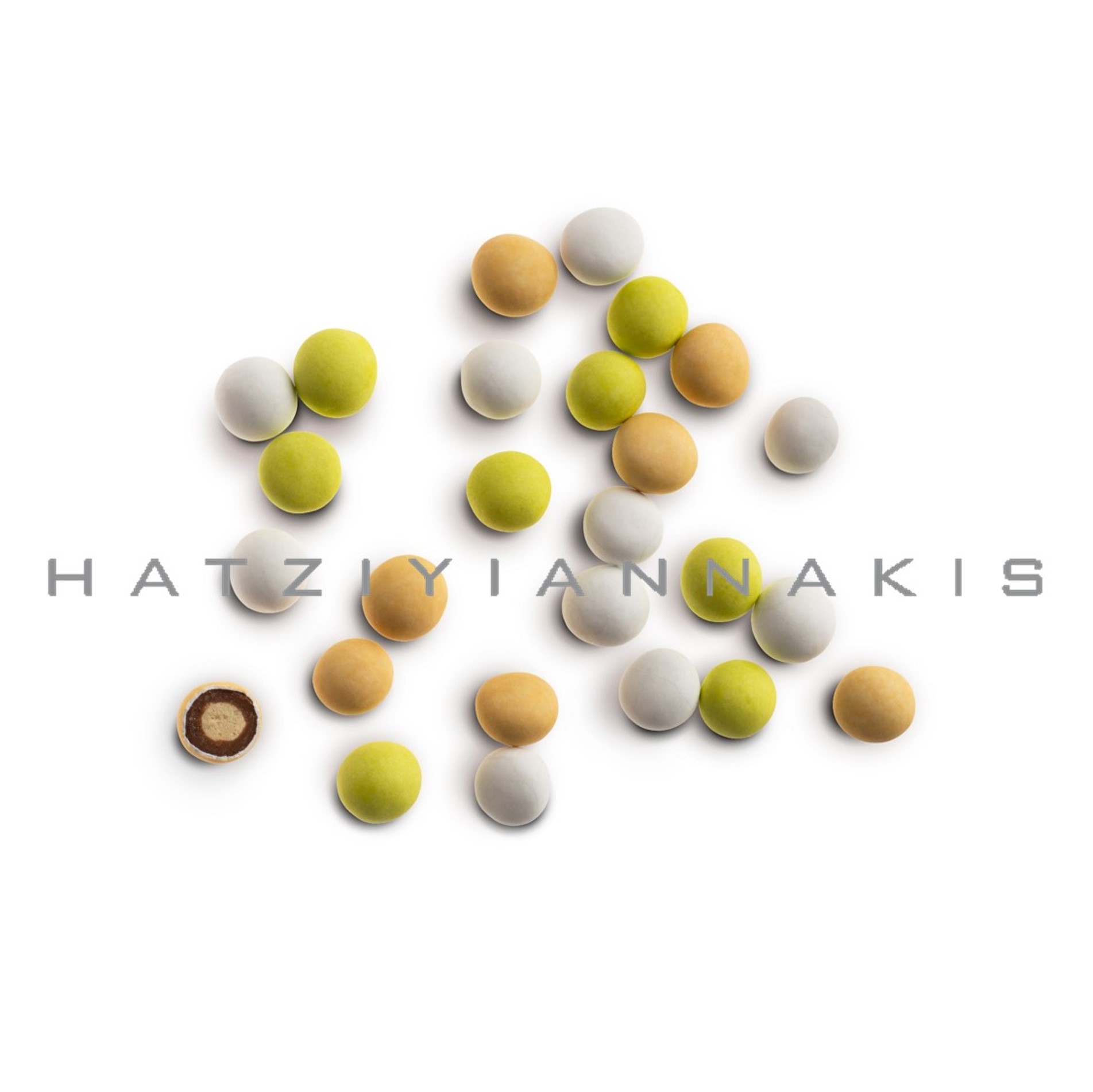 Κουφέτα βάπτισης μπισκότο banoffee 1000gr