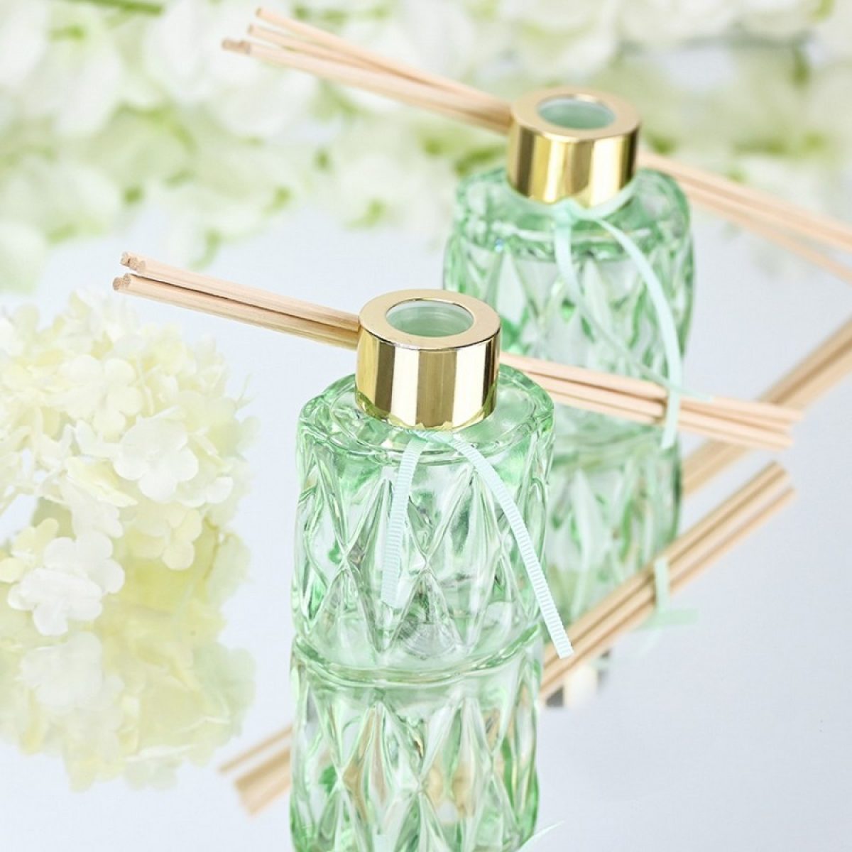 Μπομπονιέρα Aρωματικό χώρου βεραμάν σκαλιστό με άρωμα Wisper 50ml. ST00630 - Image 2