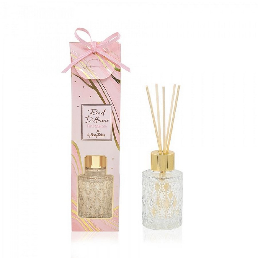 Aρωματικό χώρου ροζ marble με άρωμα Jasmine and hyacinth 35ml. ST00606 Μπομπονιέρα Aρωματικό χώρου ροζ marble με άρωμα Jasmine and hyacinth 35ml. ST00606 - Image 1