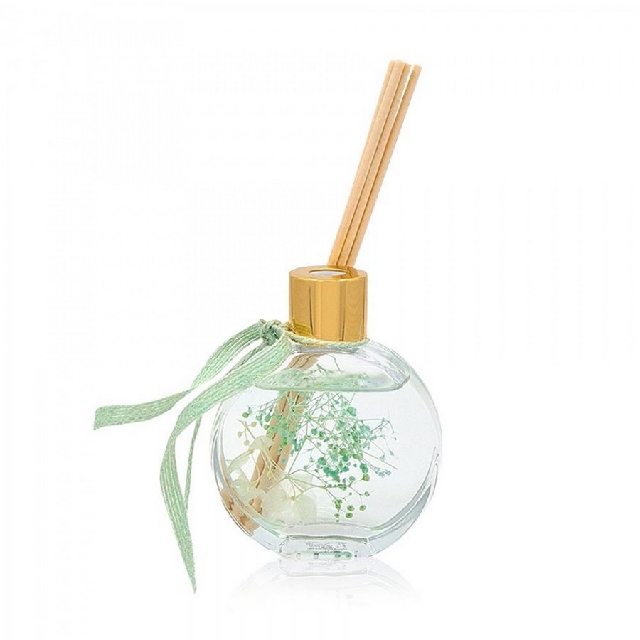 Μπομπονιέρα Αρωματικό χώρου με βεραμάν αποξηραμένα λουλούδια και άρωμα ocean breeze 60ml. ST00687