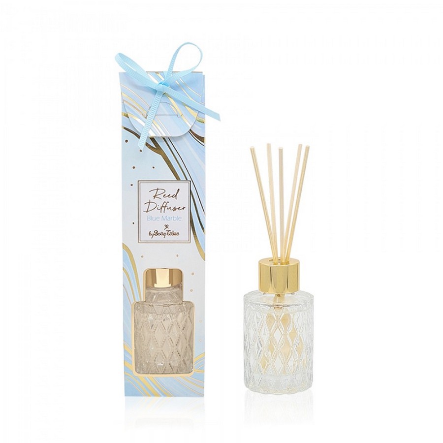 Μπομπονιέρα Αρωματικό χώρου σιέλ marble με άρωμα Freesia and pear 35 ml. ST00605