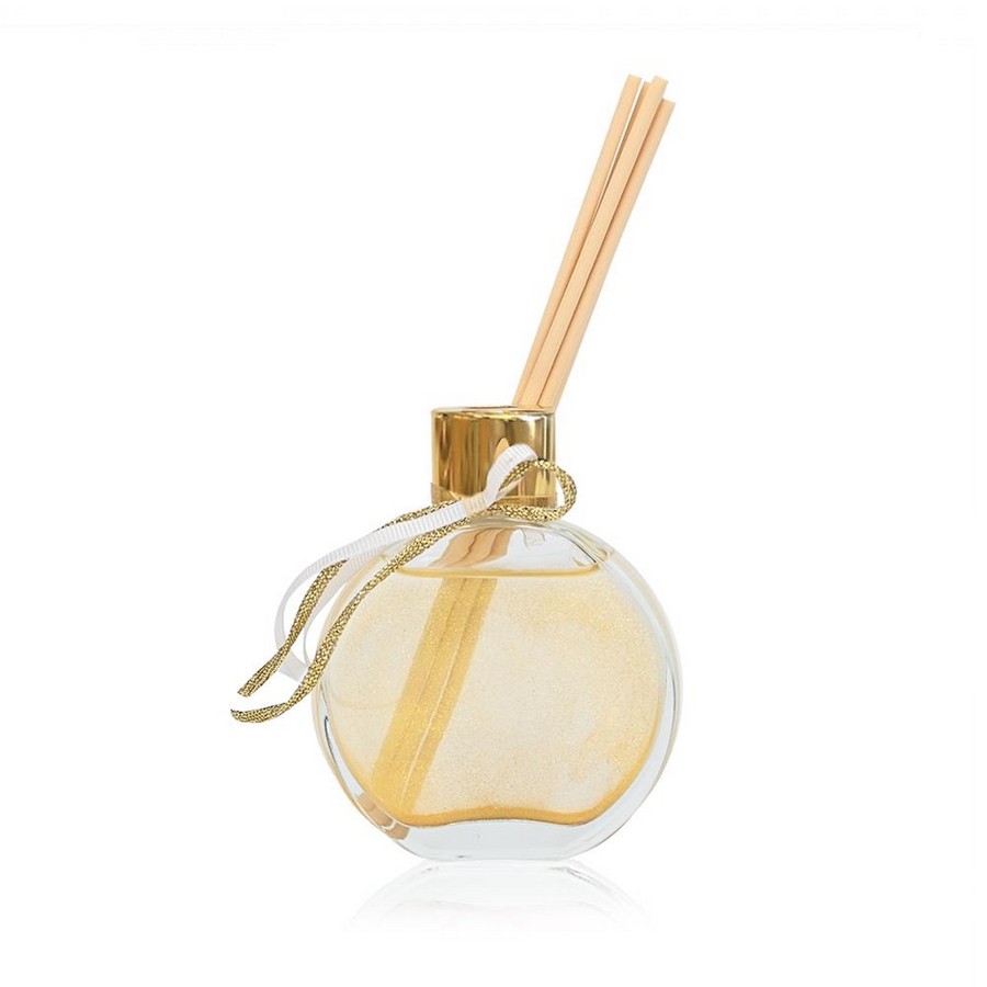 Αρωματικό χώρου στρογγυλό χρυσό με glitter και άρωμα Eternity Love 60ml. ST00720 Μπομπονιέρα Αρωματικό χώρου στρογγυλό χρυσό με glitter και άρωμα Eternity Love 60ml. ST00720 - Image 1