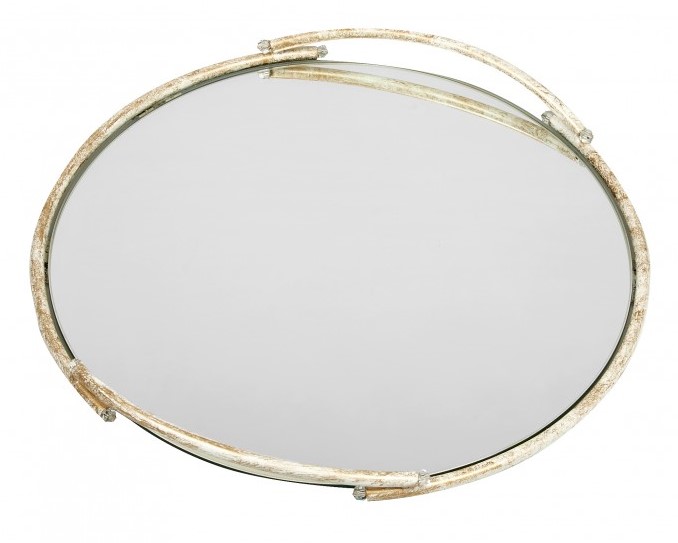 Δίσκος γάμου με καθρέφτη  Φ 33 εκ ΚΔ1002