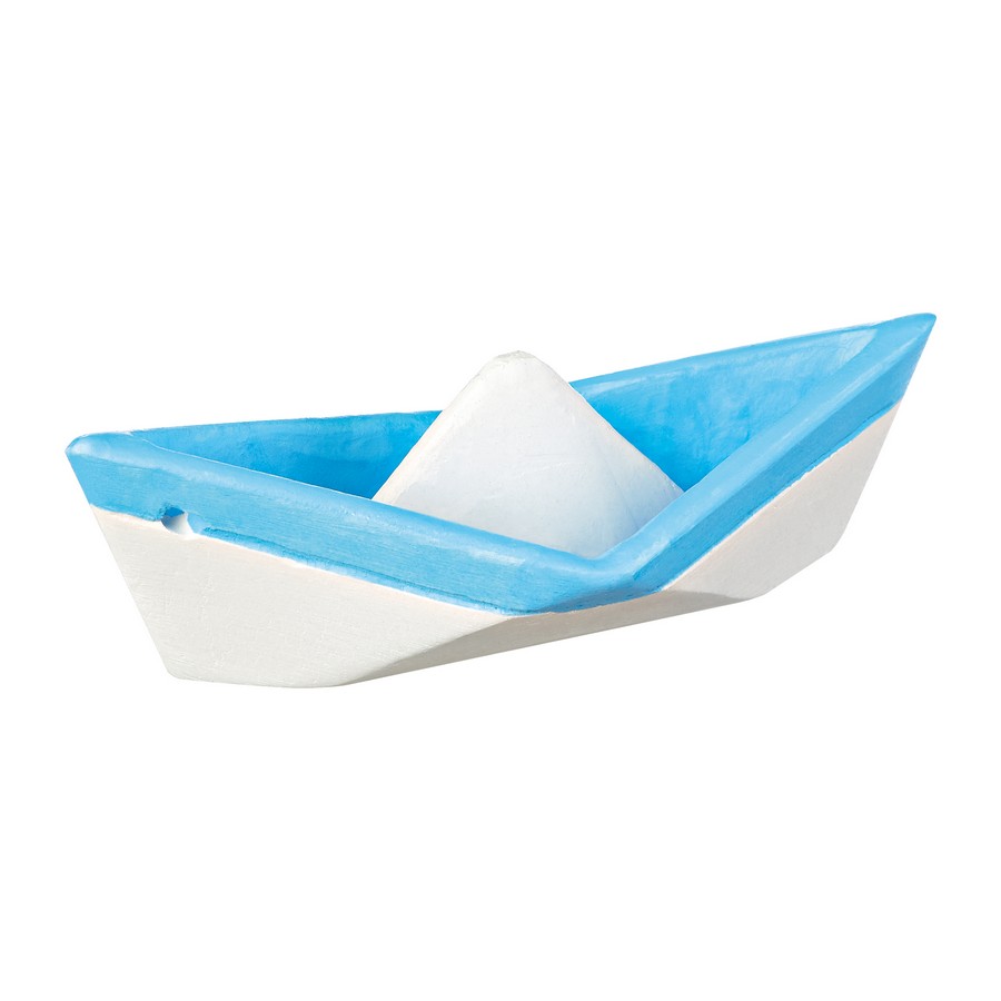 Κεραμικές Μπομπονιέρες Καραβάκι 10x5x3cm Σιέλ