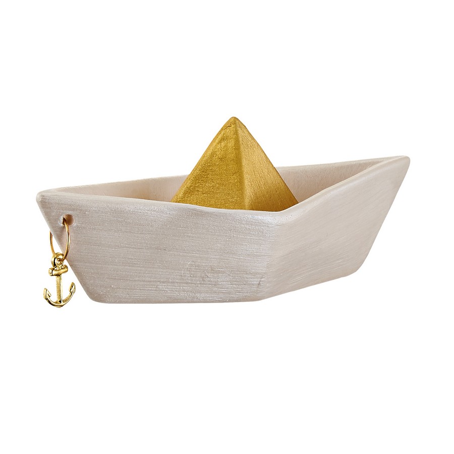 Κεραμικές Μπομπονιέρες Καραβάκι 18x4,5x7,5cm