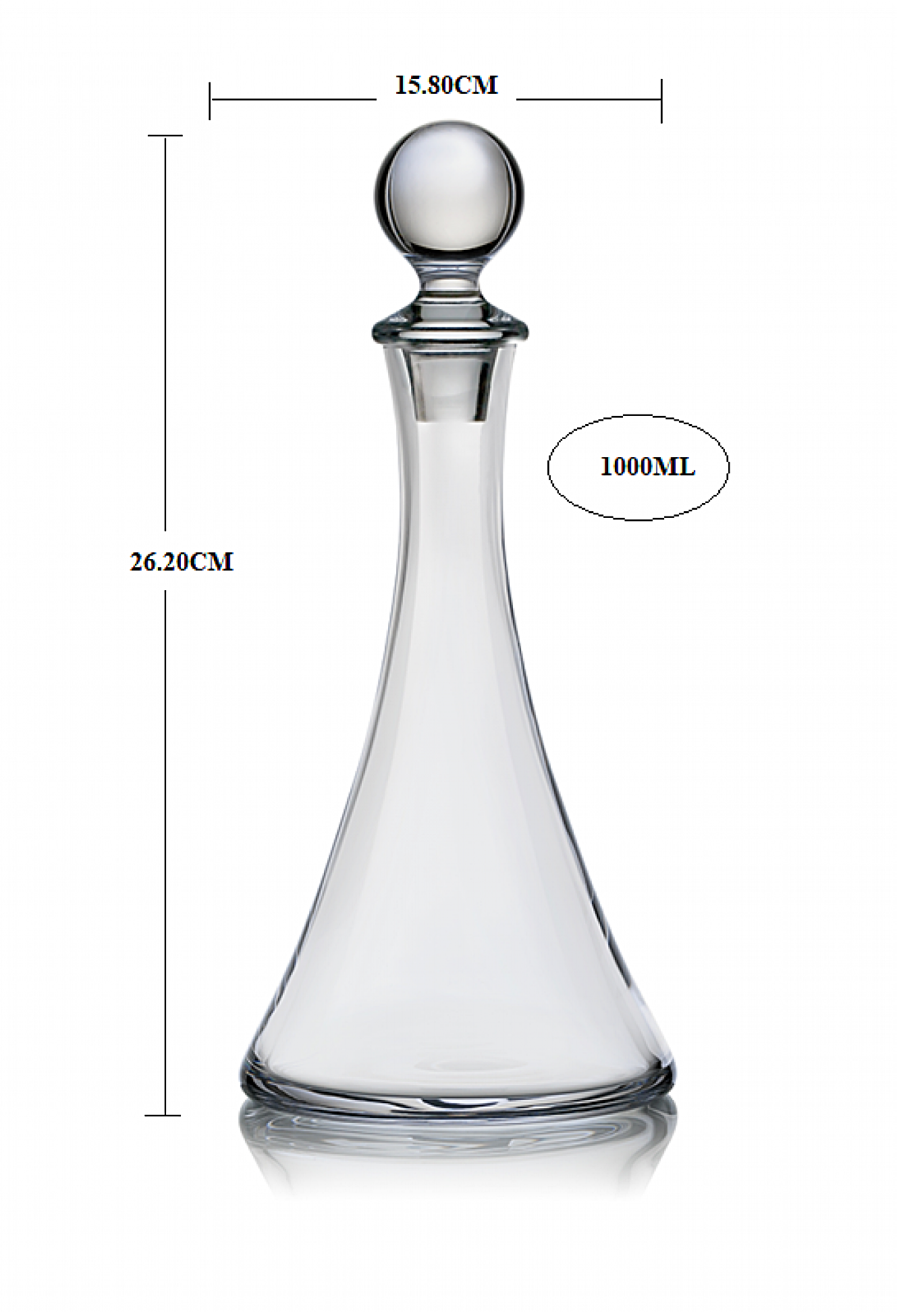 ΚΑΡΆΦΑ ΚΡΥΣΤΑΛΛΙΚΉ ΚΜ146 (1000ml)