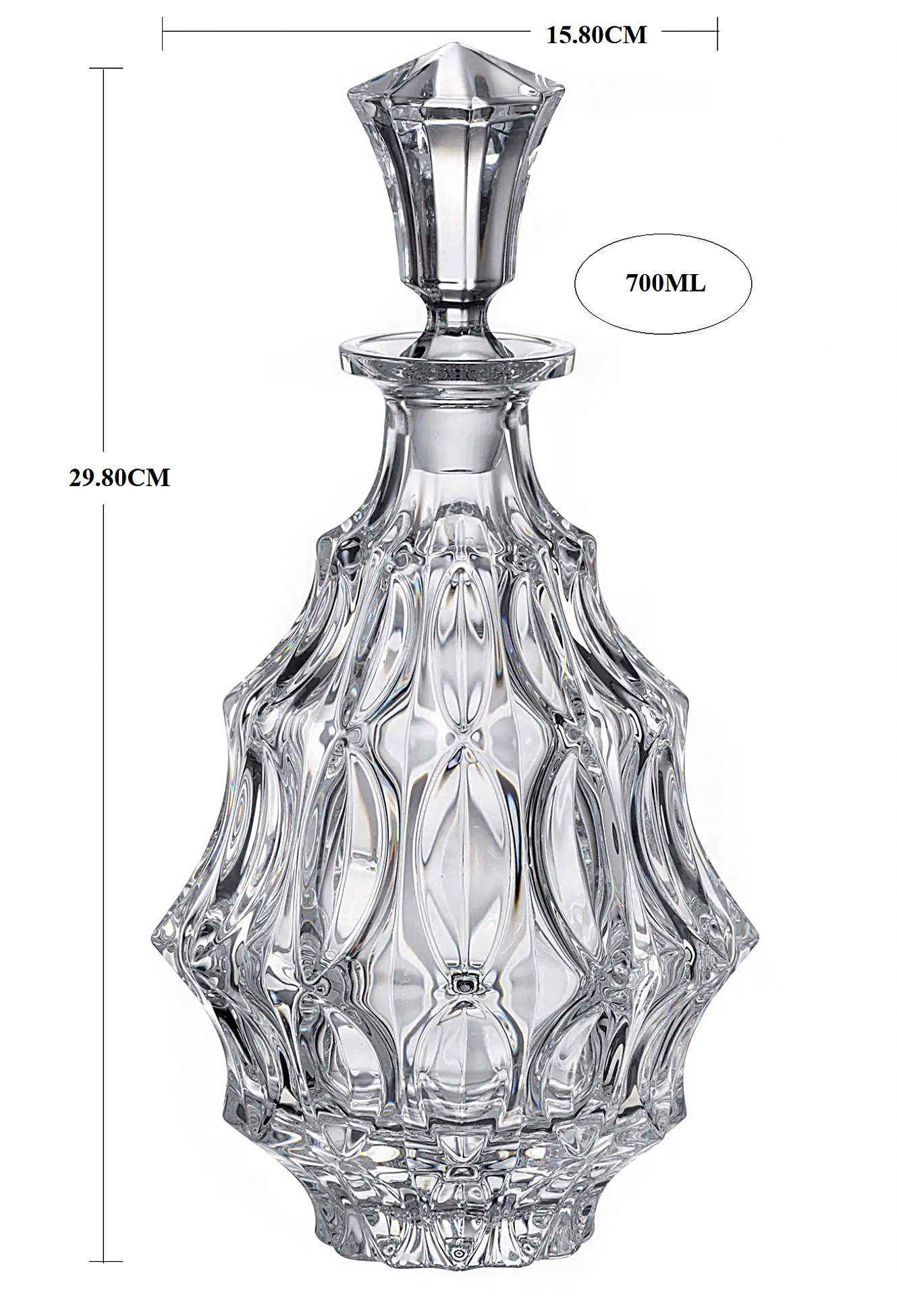 ΚΑΡΆΦΑ ΚΡΥΣΤΆΛΛΙΝΗ ΚΜ430 FORTUNE (700ml)