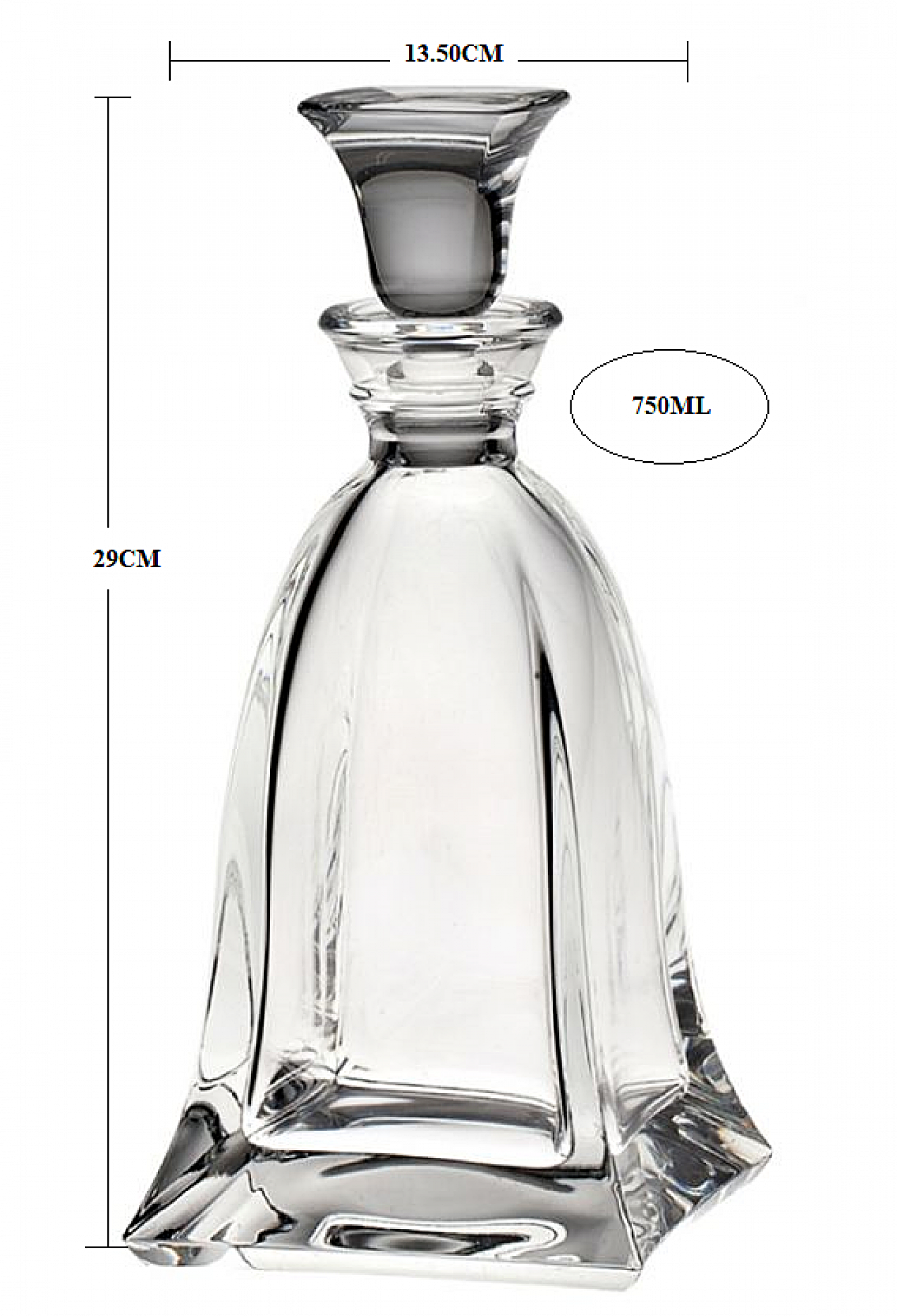 ΚΑΡΆΦΑ ΚΡΥΣΤΆΛΛΙΝΗ ΚΜ150 PRINCE (750ml)