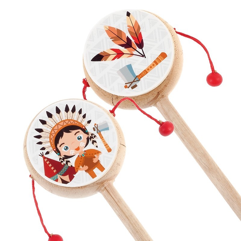 Ξύλινο τυμπανάκι Ινδιάνος