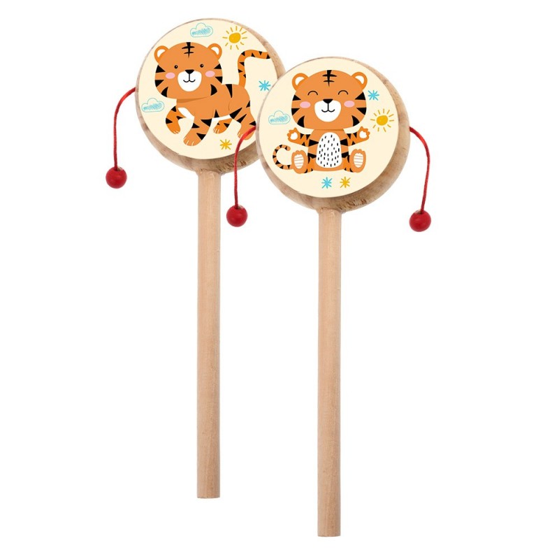 Ξύλινο τυμπανάκι Τίγρης