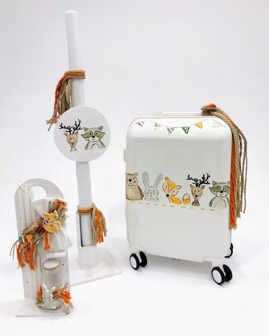 Βαπτιστικό Σετ Forest Line με χρώματα φυσικά A19-004.