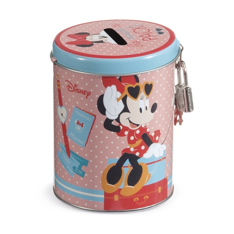 Μεταλλικός Κουμπαράς Minnie Travel