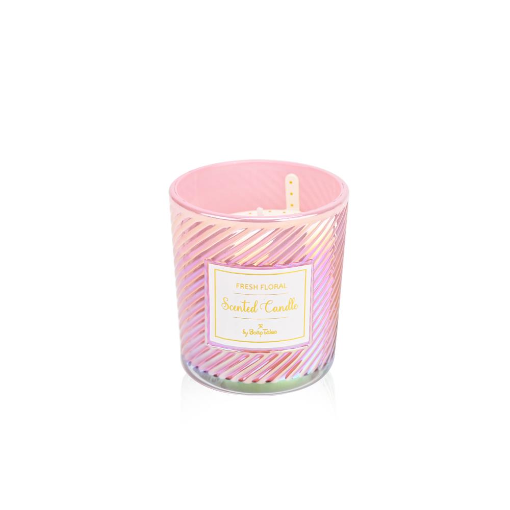 Μπομπονιέρα Κερί pink glow.