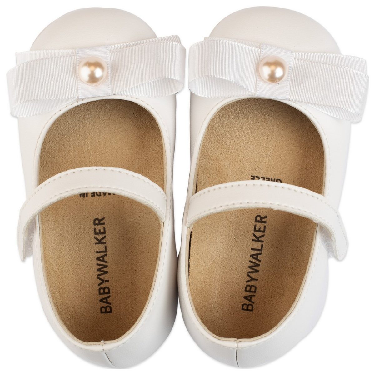 Γοβάκι Μονή Μπαρέτα με Φιόγκο BS3500 Λευκό - Image 2