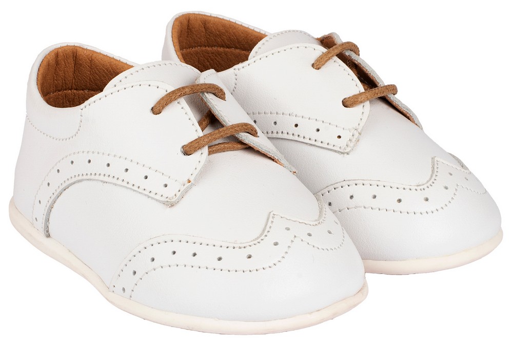 Δετό Δερμάτινο Σκαρπίνι PRI2070 Λευκό