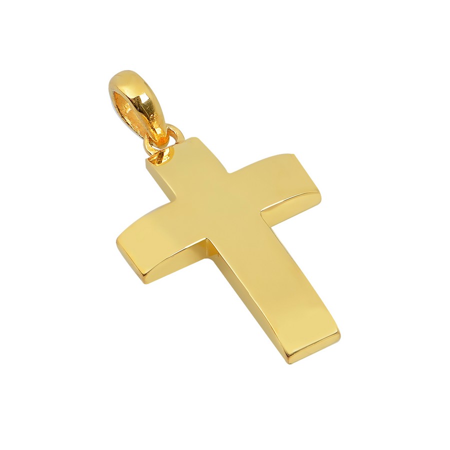Σταυρός Βάπτισης για Αγόρι Χρυσός 14Κ Μασίφ ΑΣ007