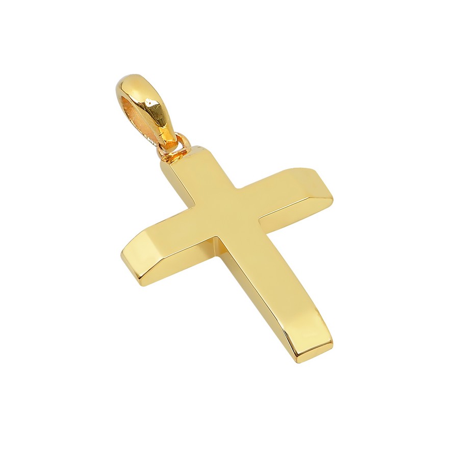 Σταυρός Βάπτισης για Αγόρι Χρυσός 14Κ Μασίφ ΑΣ008