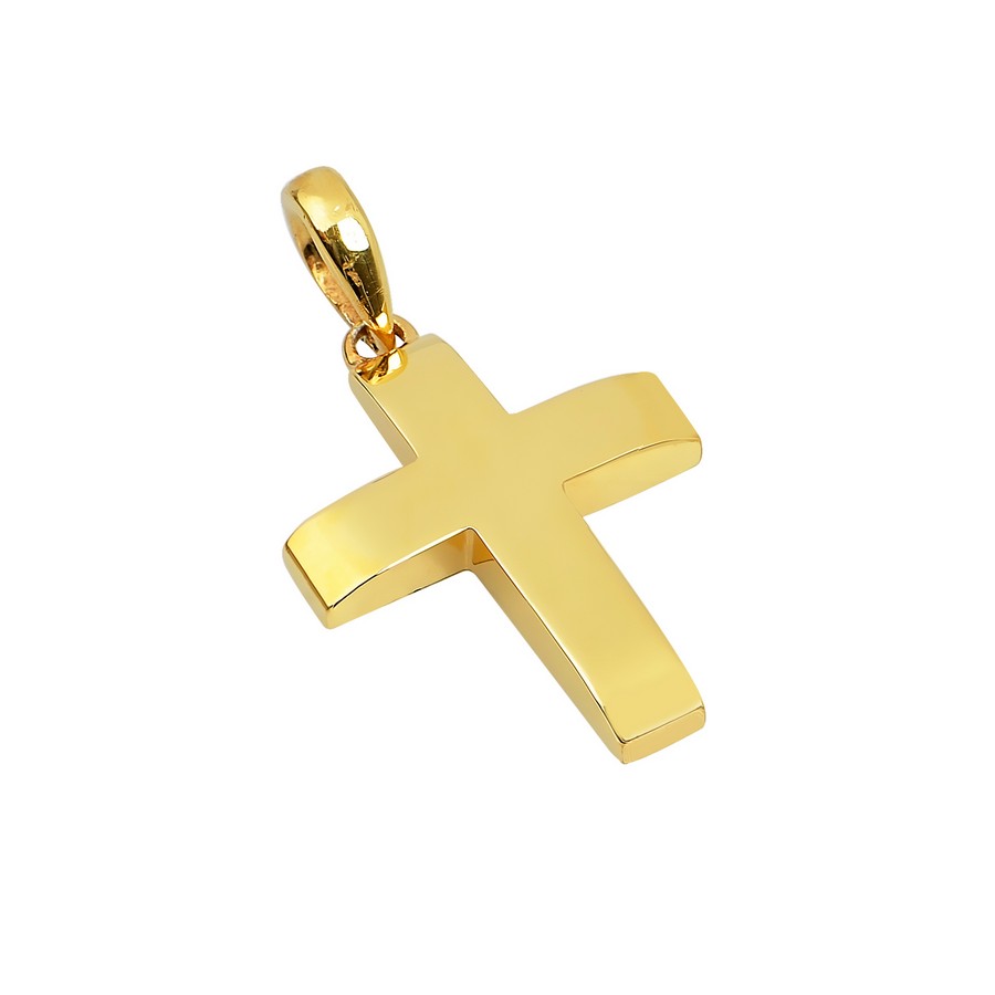 Σταυρός Βάπτισης για Αγόρι Χρυσός 14Κ Μασίφ ΑΣ009