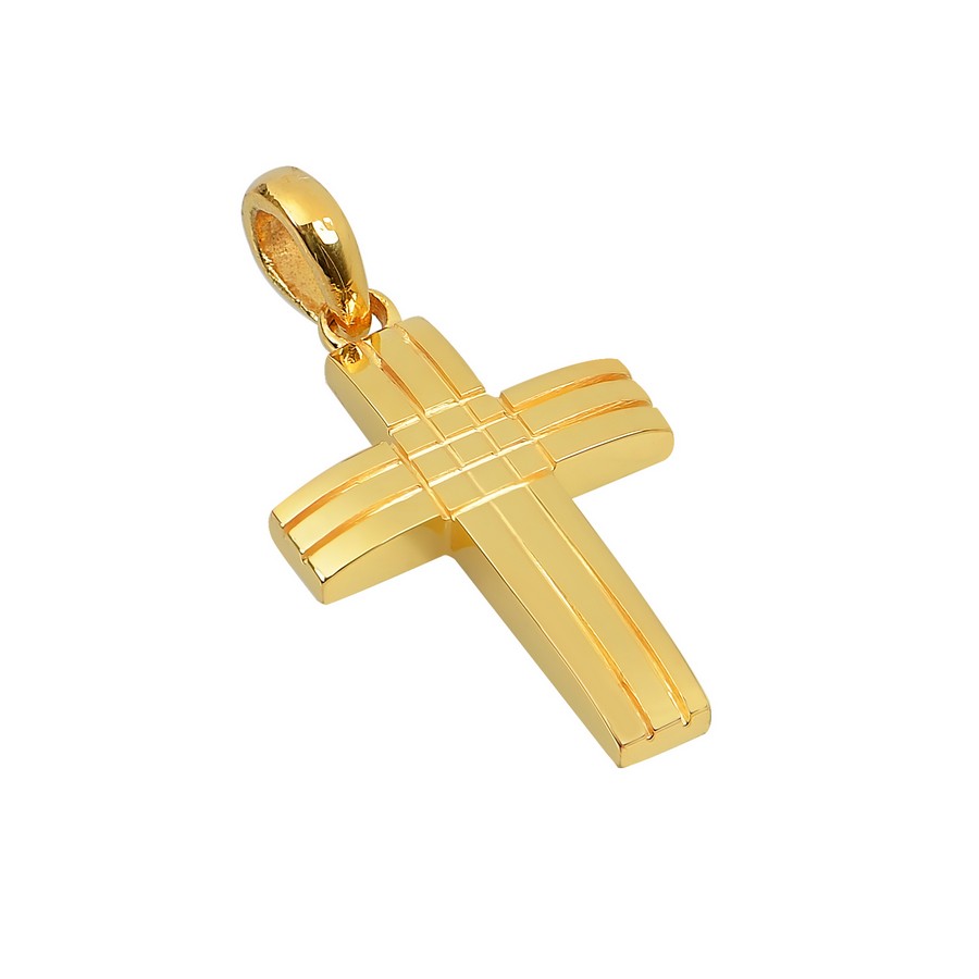 Σταυρός Βάπτισης για Αγόρι Χρυσός 14Κ Μασίφ ΑΣ010