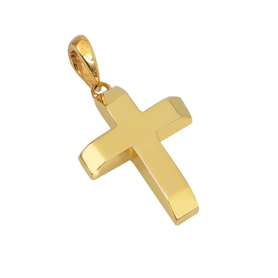 Σταυρός Βάπτισης για Αγόρι Χρυσός 14Κ Μασίφ ΑΣ014