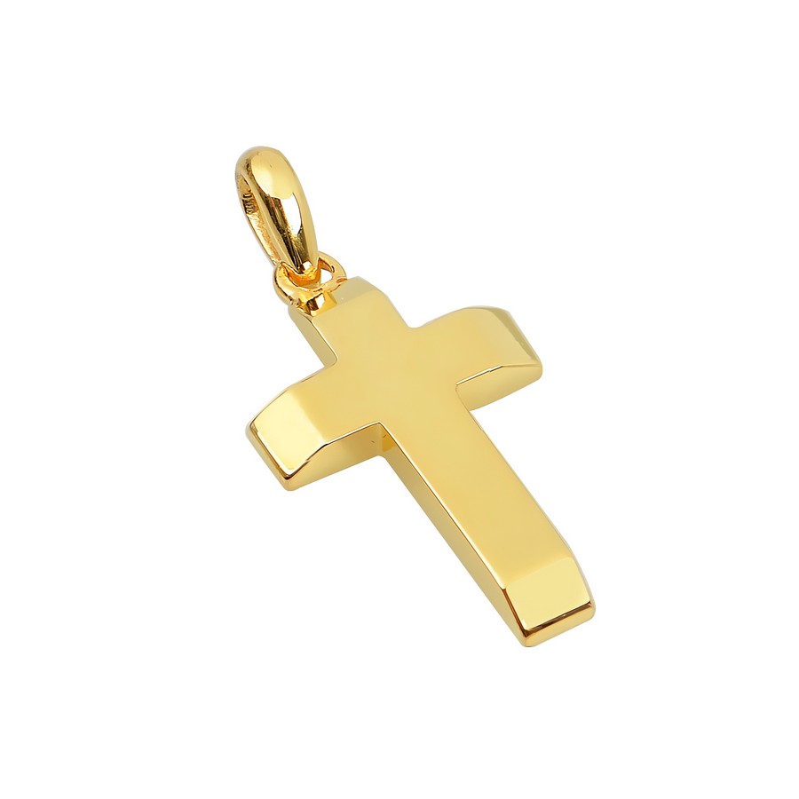 Σταυρός Βάπτισης για Αγόρι Χρυσός 14Κ (Μασίφ Χειροποίητος) ΑΣ026