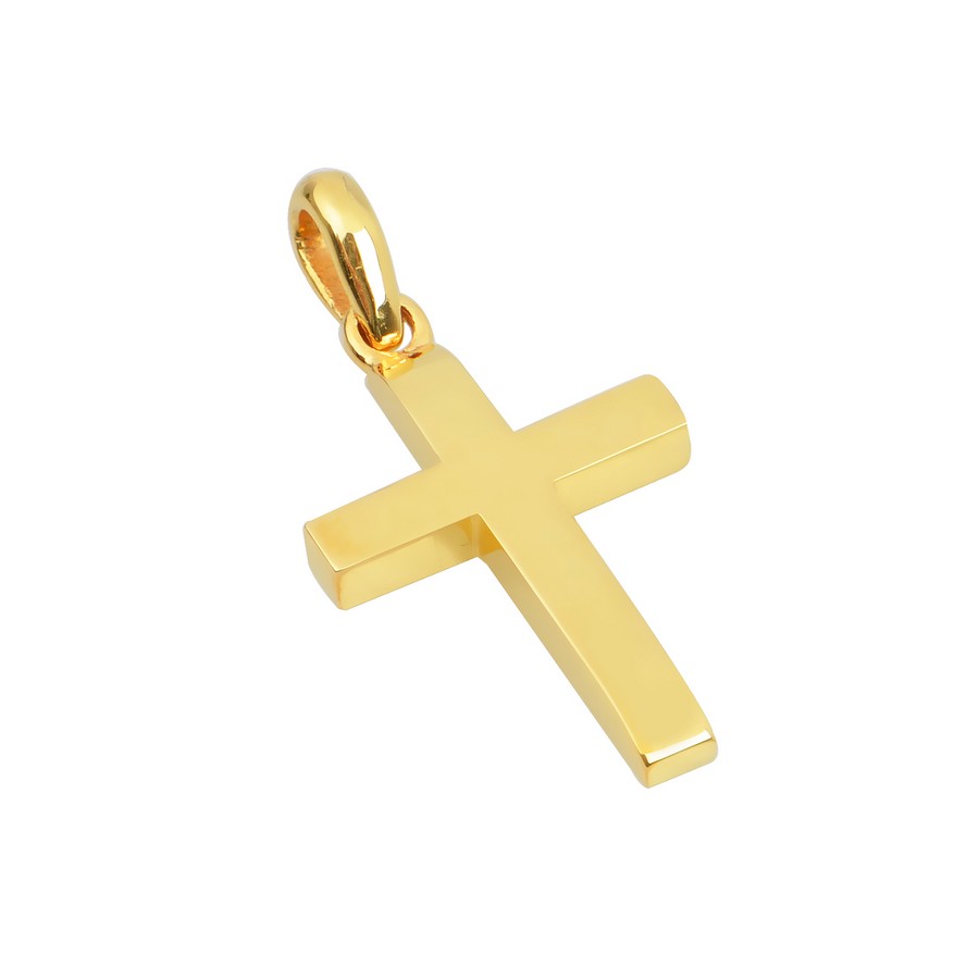 Σταυρός Βάπτισης για Αγόρι Χρυσός 14Κ (Μασίφ Χειροποίητος) ΑΣ027