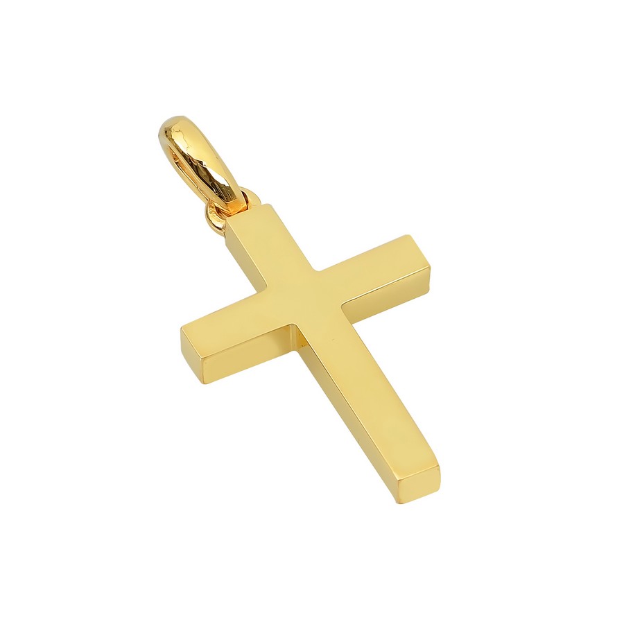 Σταυρός Βάπτισης για Αγόρι Χρυσός 14Κ (Μασίφ Χειροποίητος) ΑΣ030