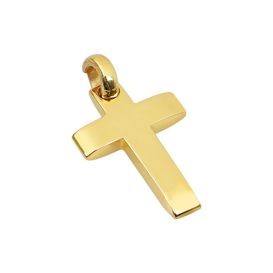 Σταυρός Βάπτισης για Αγόρι Χρυσός 14Κ (Μασίφ Χειροποίητος) ΑΣ031