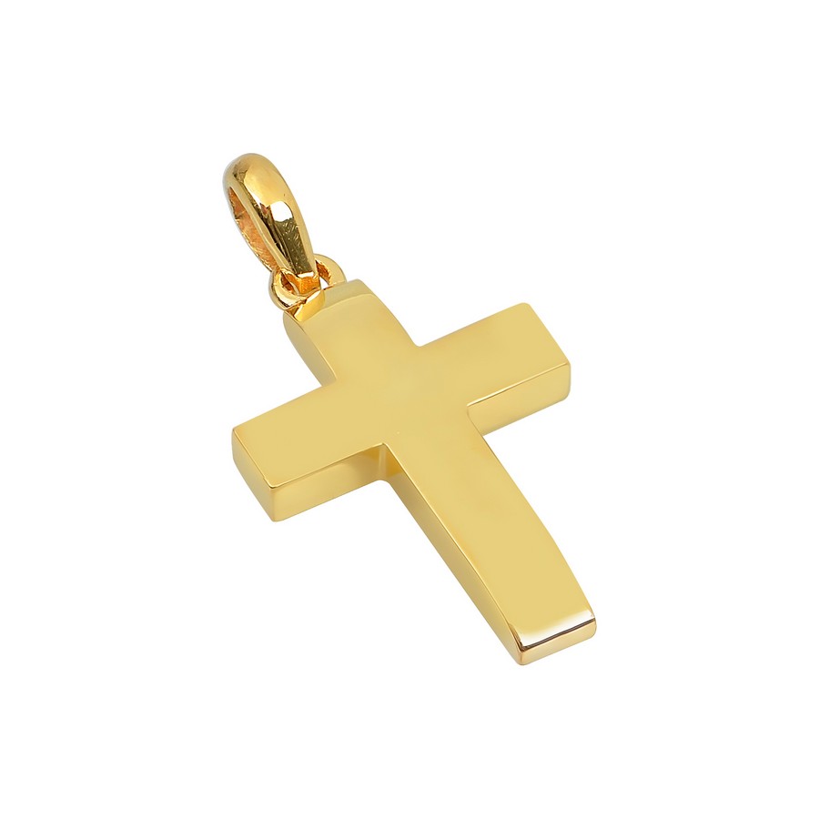 Σταυρός Βάπτισης για Αγόρι Χρυσός 14Κ (Μασίφ Χειροποίητος) ΑΣ034