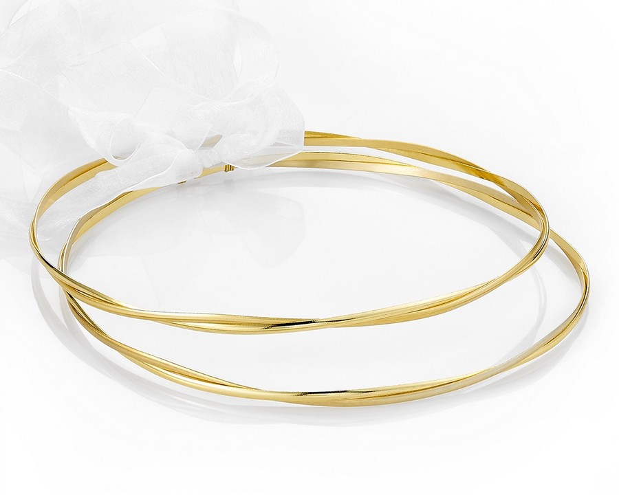 Επάργυρα Χειροποίητα Στέφανα γάμου Ε25