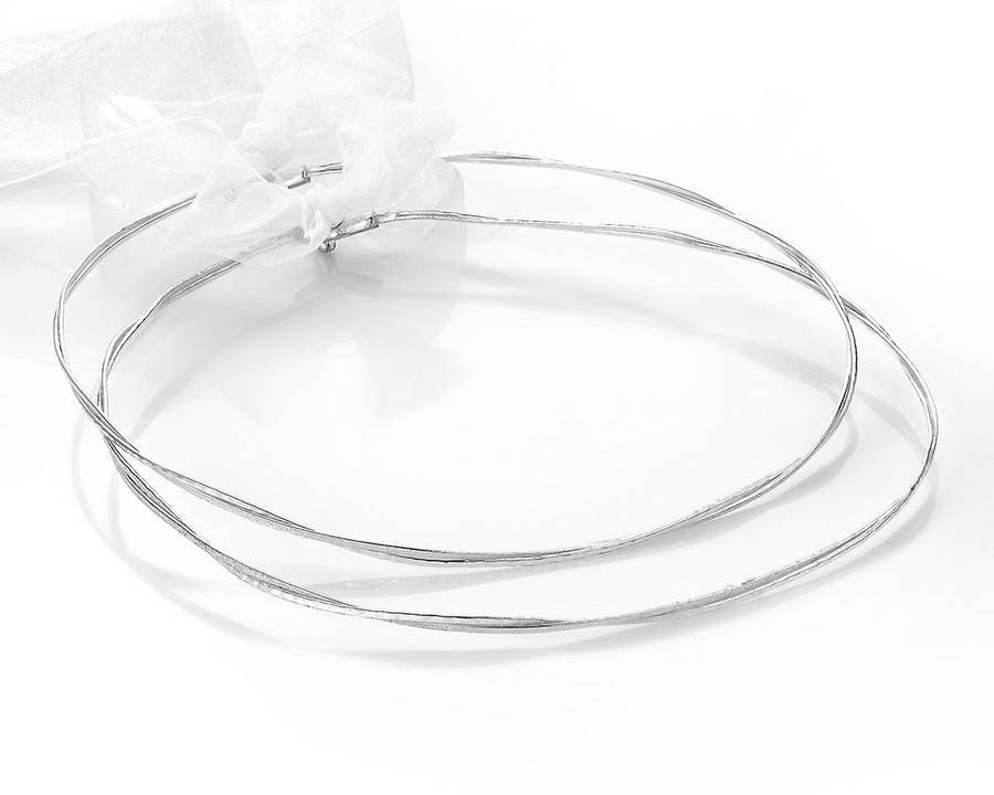 Επάργυρα Χειροποίητα Στέφανα γάμου Ε331