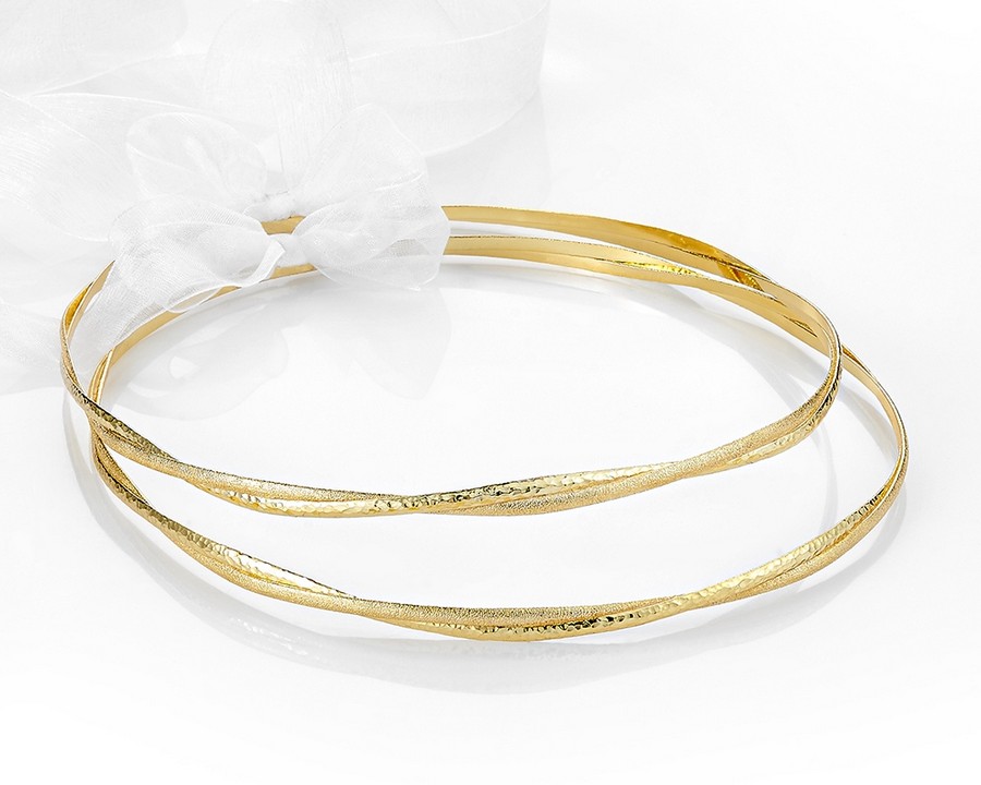 Επάργυρα Χειροποίητα Στέφανα γάμου Ε524