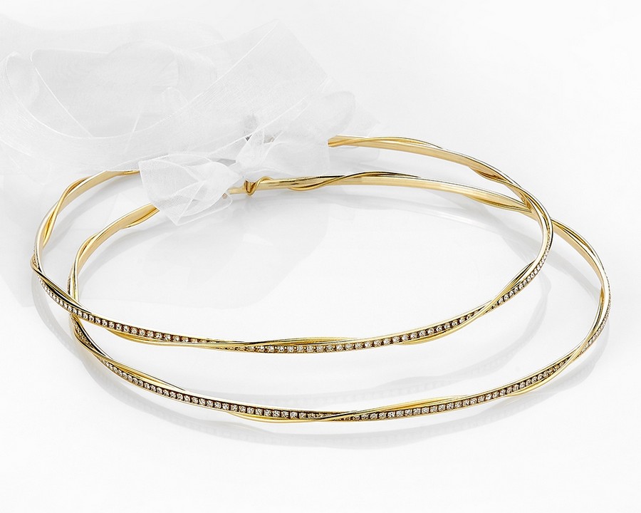 Επάργυρα Χειροποίητα Στέφανα γάμου Ε55