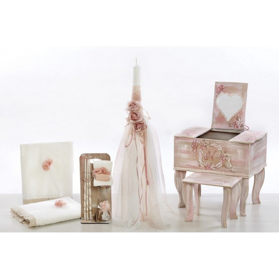 Σετ βάπτισης λουλούδια 2129